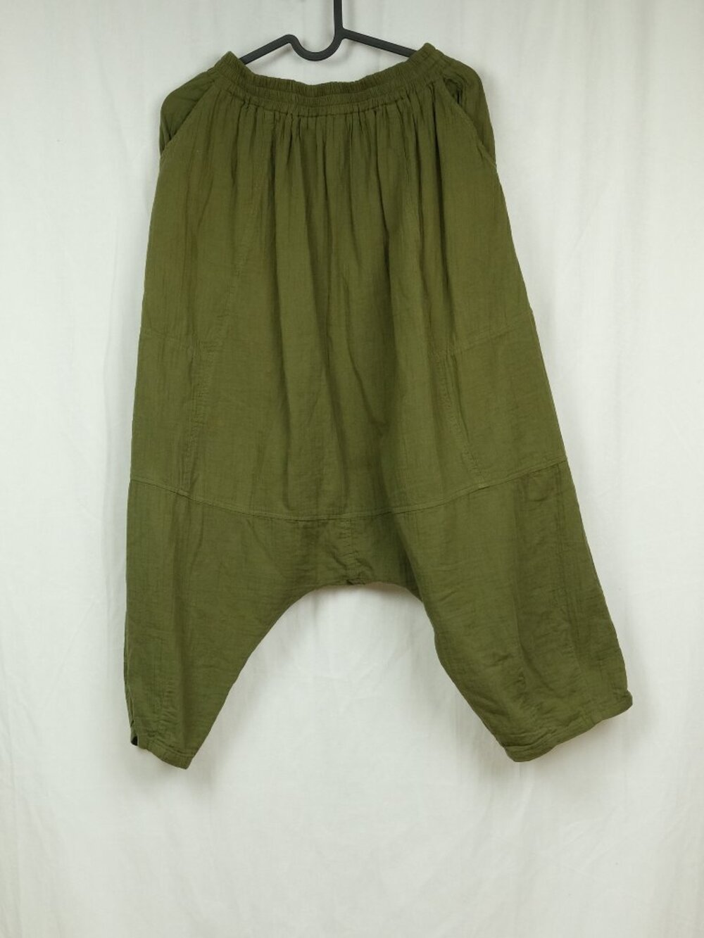 Atelier Delphine Kiko Pant Boho Loose Cotton Pants Green Size S - Picture 2 of 5